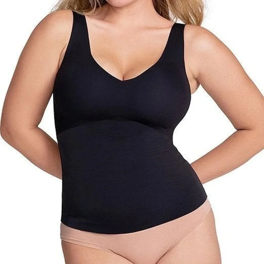 Honeylove Lift Wear Tank Top Size 1X Shapewear Smoothing Wireless Minimalist Lux